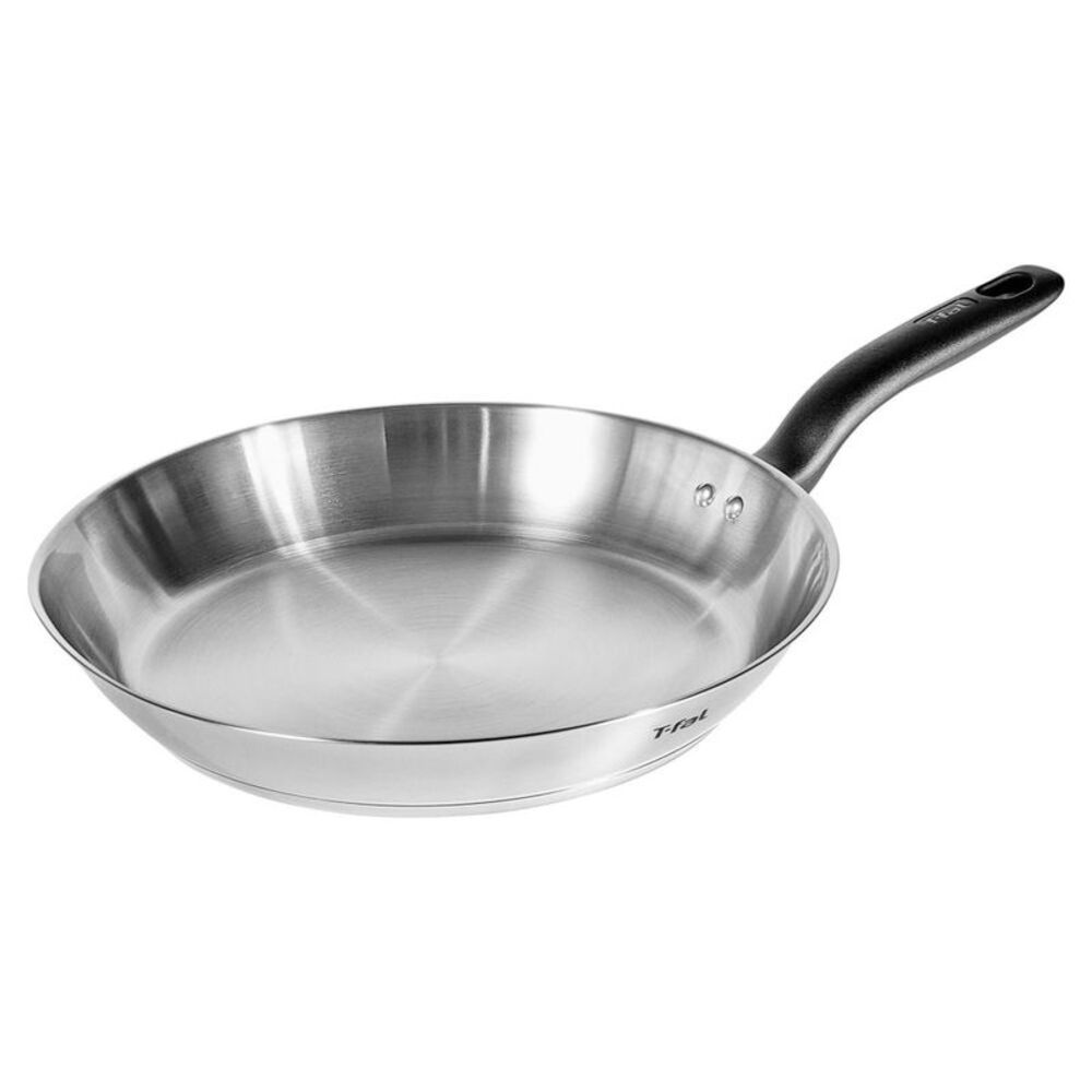 T-Fal -  Simply Cook 12.5" Stainless Steel Fry Pan Silver